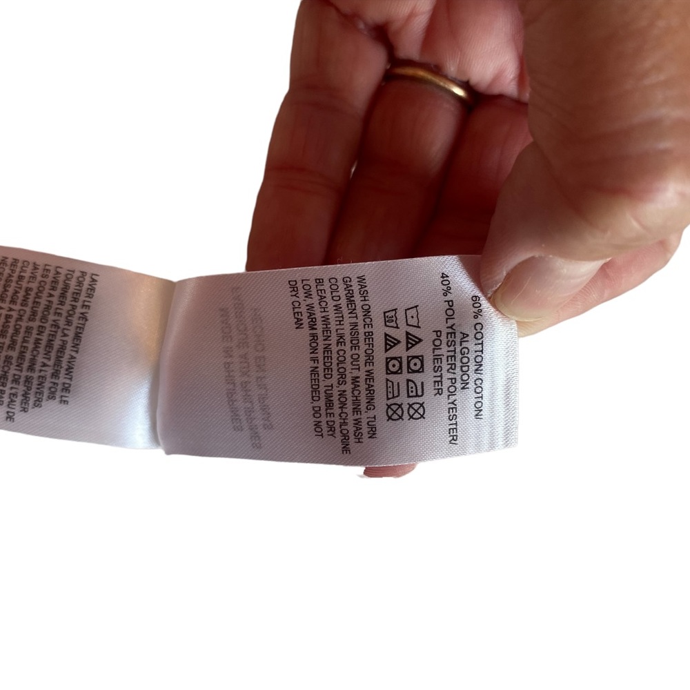 Lucky Brand Cream with Hearts Long Sleeved Top - Picture 12 of 14